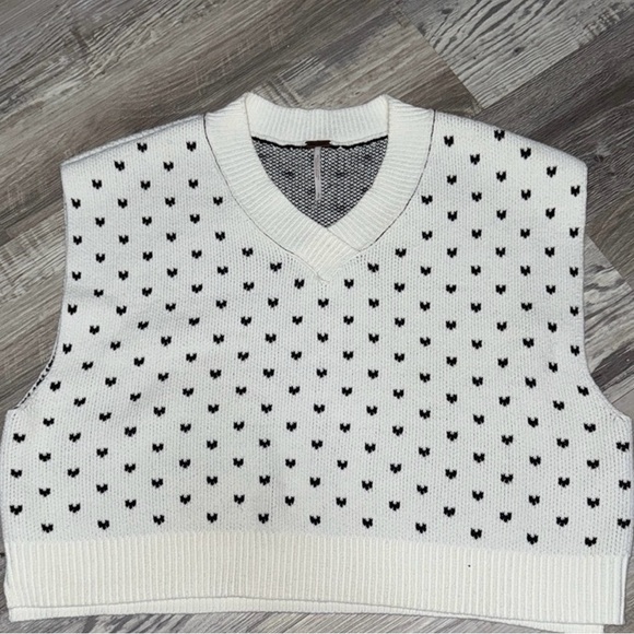 Free People Easy Street Sweater Vest Size S - Picture 8 of 9